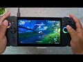 Genshin Impact on ROG Xbox Ally X running smooth with 60fps on 1080p