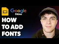 How to Add Fonts to Google Slides Full 2025 Guide