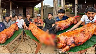 LUẬT ĐỜI? Thăm Lại Vườn Sau Khi Bị Kẻ Xấu Lừa 2 tỷ6 | Và Thử Thách Team Thi Ăn 2 Con Heo Quay 29 Kg