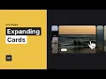 Expanding Cards Widget - A New Modern Classic Slideshow for Your Websites