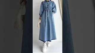 تصاميم فساتين جينز لصيف 2025 Denimdress Outfits 