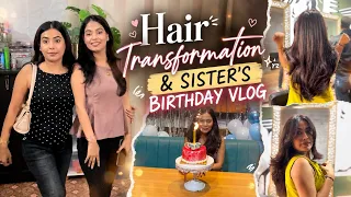 My Hair Transformation💇‍♀️and  my Sister Birthday Vlog🍰🎂 #vlog # youtube #trending #viral #ytvideo