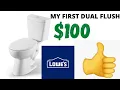 Project Source Pro-Flush White Dual Flush Elongated Chair Height 2-Piece WaterSense Toilet review