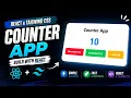 React Counter App React Tailwind CSS Frontend Project