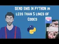 How to Send SMS Text Messages for FREE with Python