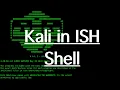 How to setup kali linux in iSH Shell tutorial