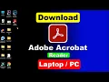 How to Download Install Adobe Acrobat Reader On Windows 11