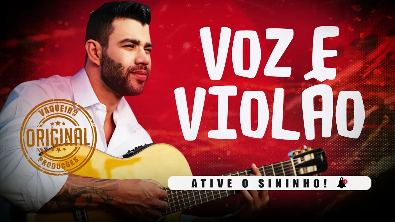 Gusttavo Lima Só Antigas Modão Voz e violao
