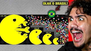NÃO DEIXE O BRASIL SER COMIDO PELO Pac-Man do Nível 0 ao Nível 100 | CORRIDA ENTRE OS PAÍSES