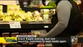 Giant Eagle Asking Customers To Wear Masks Again