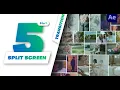 Multiscreen Transitions - 5 Split Screen