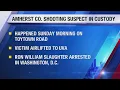 Amherst County shooting suspect apprehended by Amtrak Police