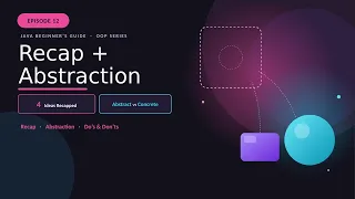Episode 12 Abstraction in Java Abstract vs Concrete Classes