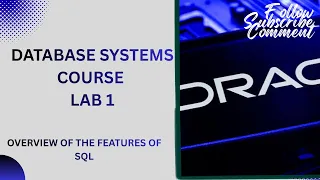 Database Systems with Oracle SQL Lab 01 Introduction to Database SQL Basic Queries