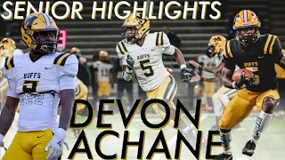 Devon Achane - ELECTRICITY 2019 Senior Year Football Highlights