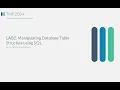 Manipulating Database Table Structure using SQL Lab 2 Database Concepts and Design TMF2034