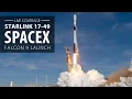 Live SpaceX Falcon 9 rocket launches from California carrying 24 Starlink satellite to orbit