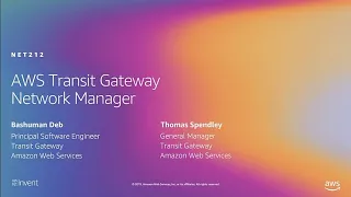 AWS re:Invent 2019: [NEW LAUNCH!] Introducing AWS Network Manager (NET212)
