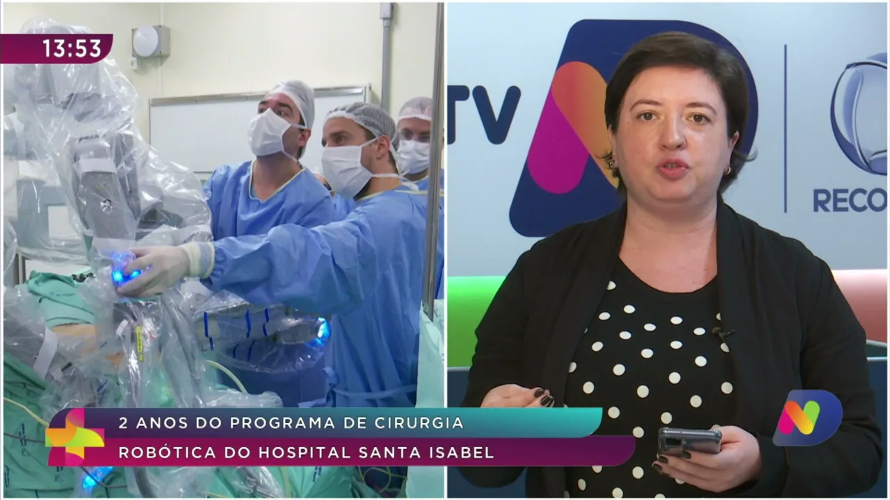 Programa de cirurgia robótica do Hospital Santa Isabel completa dois anos