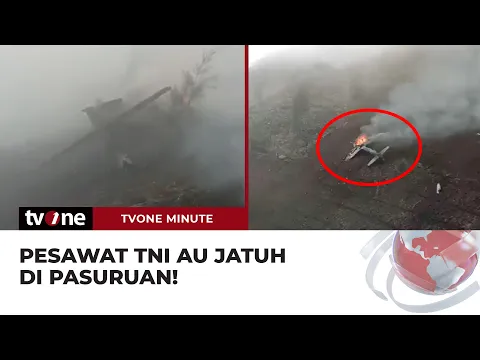 Dua Pesawat TNI AU Jatuh di Kawasan Gunung Bromo Jatim