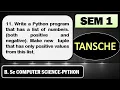 Python program with list of positive and negative numbers Make new tuple with only positive values