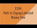 Path In Zigzag Labelled Binary Tree Leetcode 1104