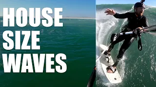 🇿🇦Kitesurfing MASSIVE waves🇿🇦