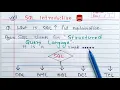 Introduction to SQL DDL DML DQL DCL TCL Commands in SQL