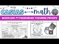 Modeling The Pythagorean Theorem Proofs 8th Grade Math Pre-Algebra