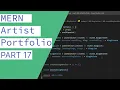 CRUD Tutorial using the MERN Stack - Portfolio Website