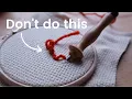 Most Common PUNCH NEEDLE MISTAKES and how to FIX them