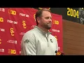 USC Offensive Line Coach Interview Center Battle Depth Finish Mentality