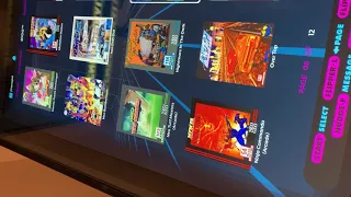 Neogeo addonx collection and vertical only coinopsx V5 gameplay on atgames pinball table