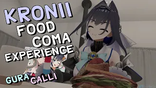 Kronii s Food Coma Experience but it deviates to a Dreadful Topic - Kronii Calli Gura TEA PARTY