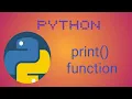 Python print Function to display output Computer Science Informatics Practices Class - XI