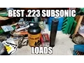 Best 223 or 556 Subsonic Load