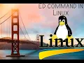 how to use ED command in linux