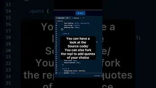 Quote Generator using HTML CSS and JavaScript