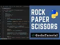 Rock Paper Scissors Game in Python Python for Beginners