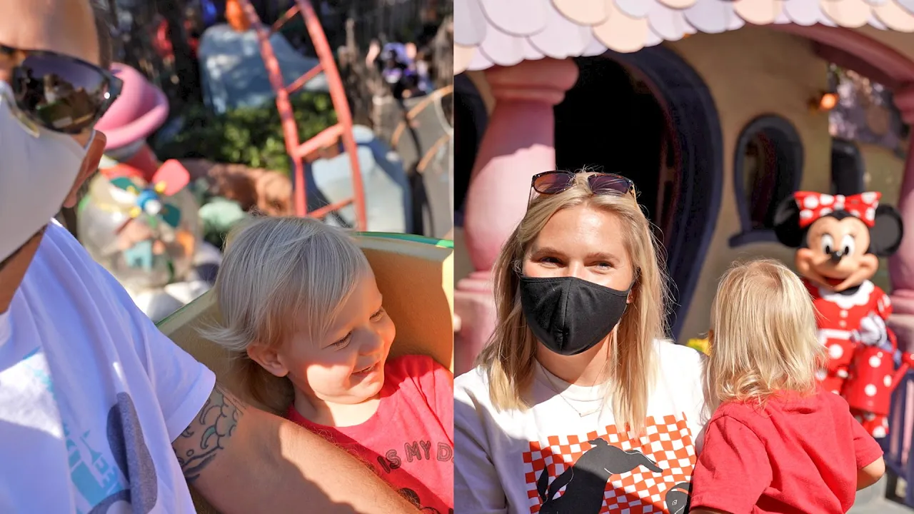 First Disneyland Trip Ever, First Roller Coaster & Character Breakfast!! | Best Disneyland Day 2021!