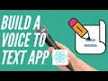 Build A Voice To Text App In React