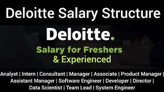 Deloitte Salary Structure Deloitte in-hand Salary Deloitte Jobs Salary Deloitte India