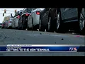 Traffic parking cause problems as new airport terminal opens