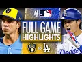 Milwaukee Brewers vs Los Angeles Dodgers - FULL GAME HIGHLIGHTS August 14 2026 MLB Season