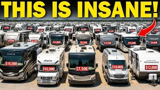 RV Prices JUST PLUMMETED 15 Like New Models Now Selling for Pennies In 2026