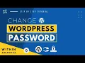 How To Change WordPress Admin Password From Cpanel Wordpress Password Reset 2026