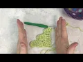 Oversized C2C Crochet Stitch Tutorial - Left Handed