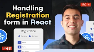 Registration Forms in React Handling Multiple Input Fields with useState - The Hard Way