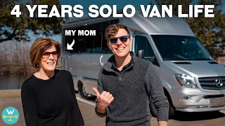 SOLO AND 65, My Mom On Van Life After 4 Years