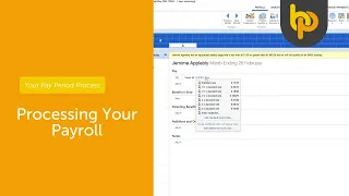 How to Process your Payroll in BrightPay Your Pay Period Process